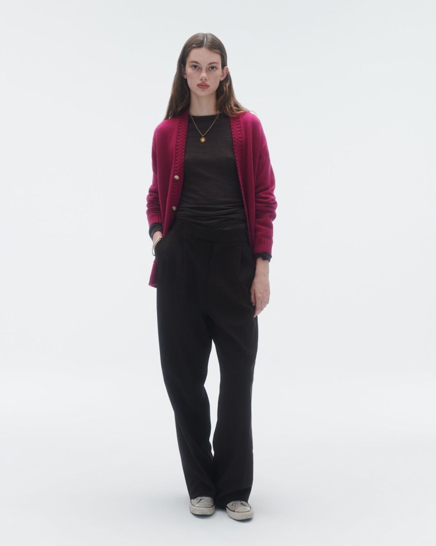 Guest In Residence The Cardigan Magenta | Women