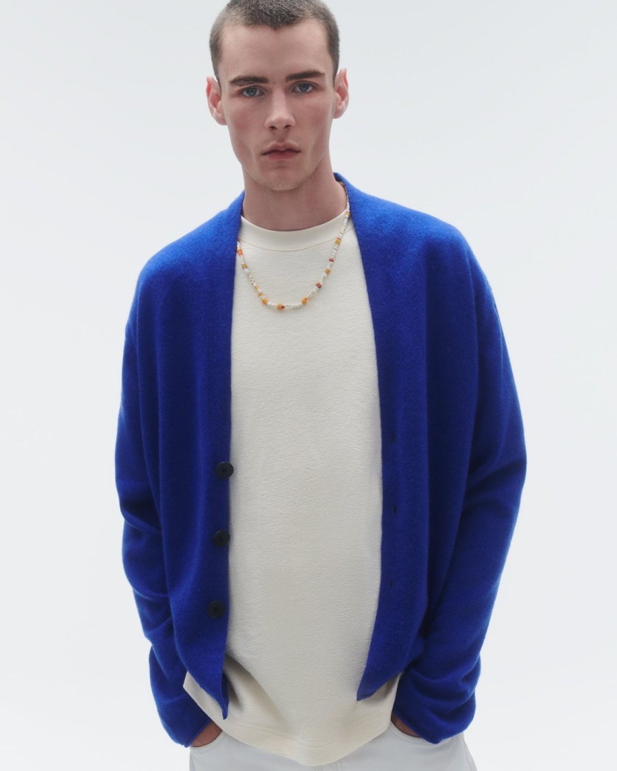 Guest In Residence Everywear Cardigan Cobalt | Men