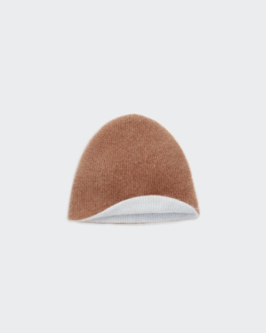 Guest In Residence The Grizzly Reversible Beanie Almond/Sky | Accessories